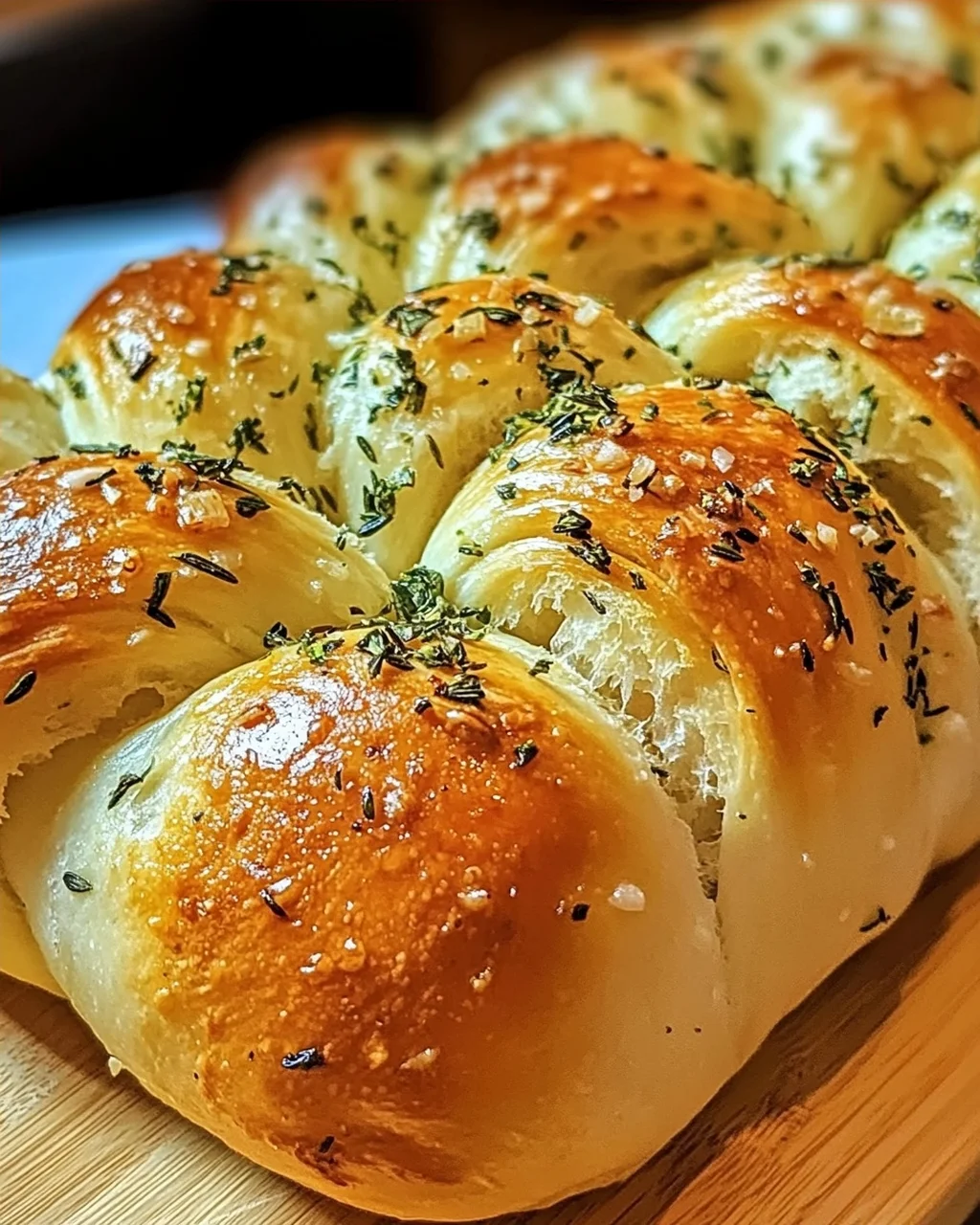Aromatisches Knoblauch-Kräuter Zopfbrot für Genießer