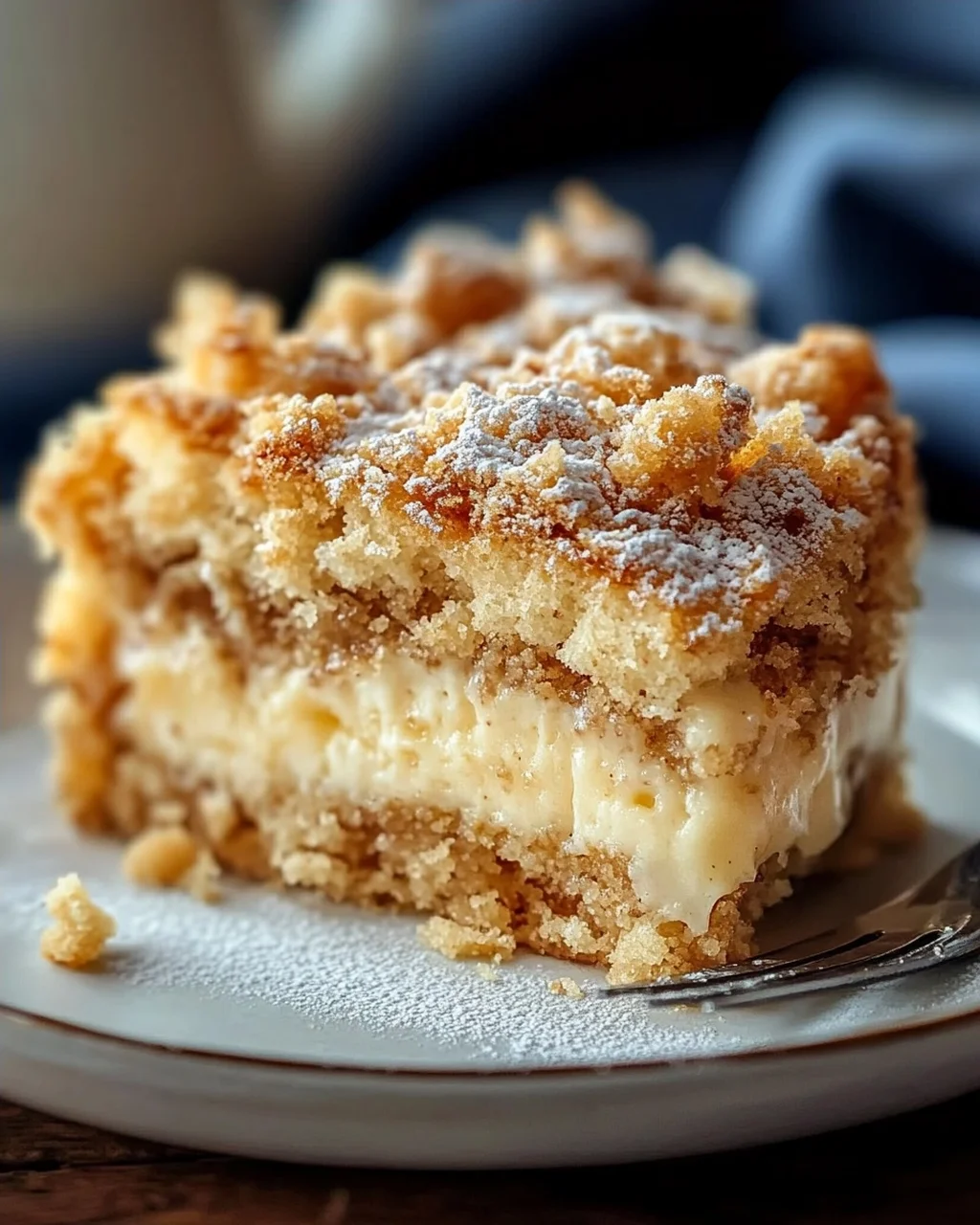 Blaunon-alcoholic beer Streuselkuchen Mit Cremigem Puddingkern