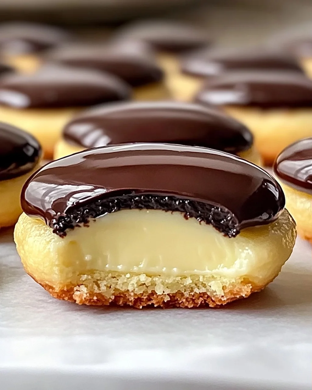Boston Cream Pie Kekse Bissen für süße Genussmomente