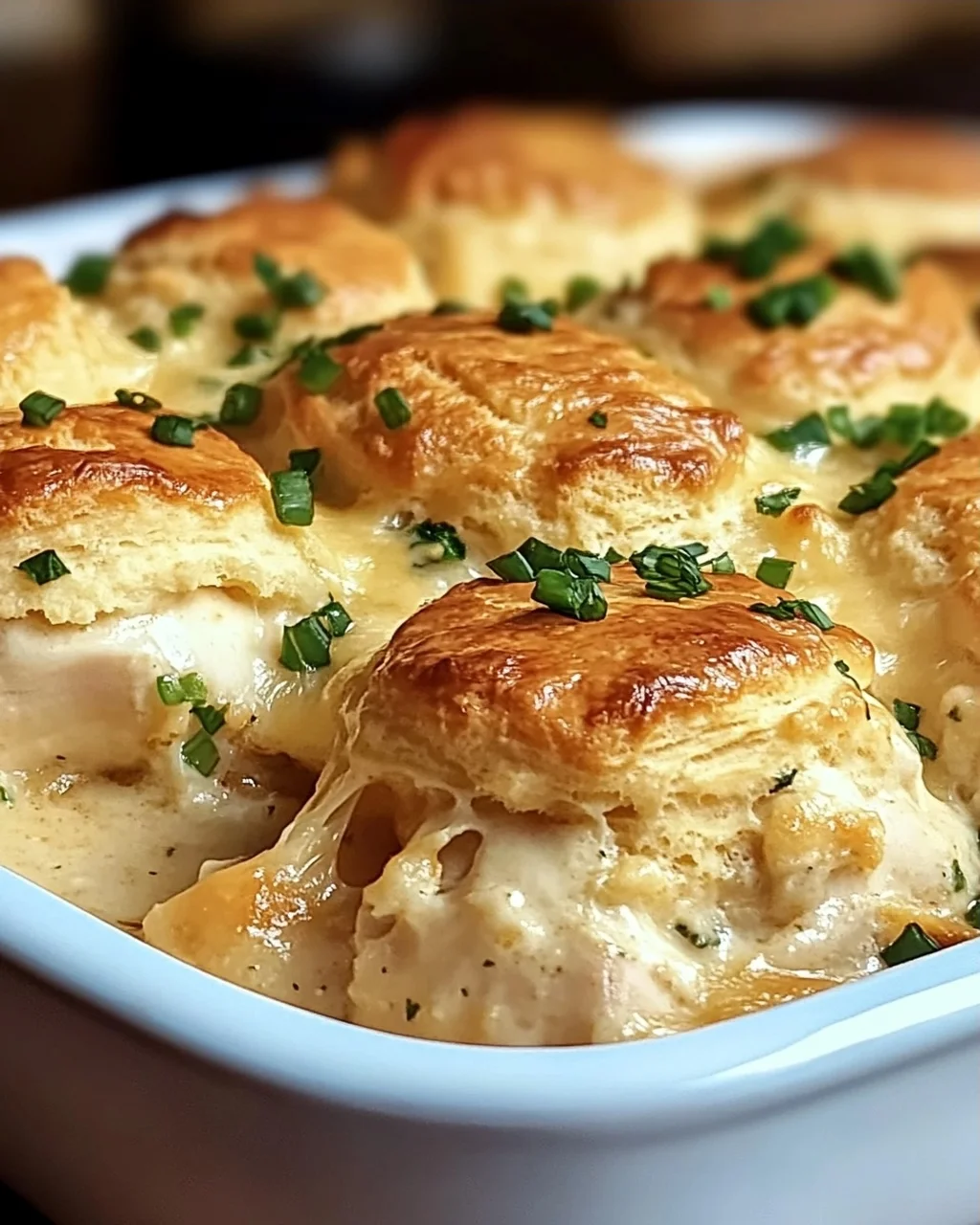 Cheddar-Bay-Hähnchen-Cobbler für gemütliche Abende