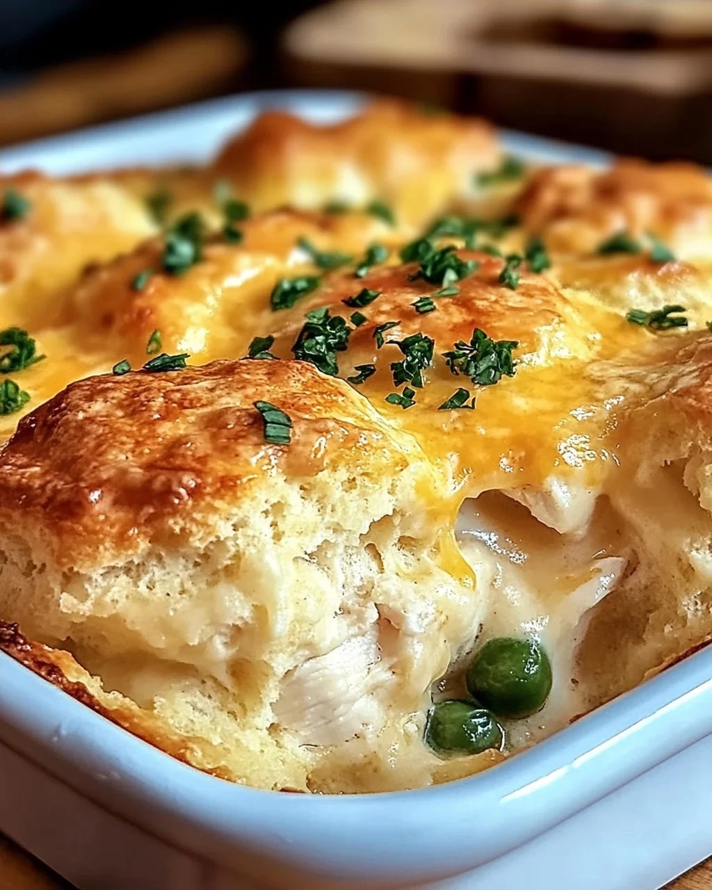 Cheddar-Bay-Hähnchen-Cobbler für gemütliche Abende