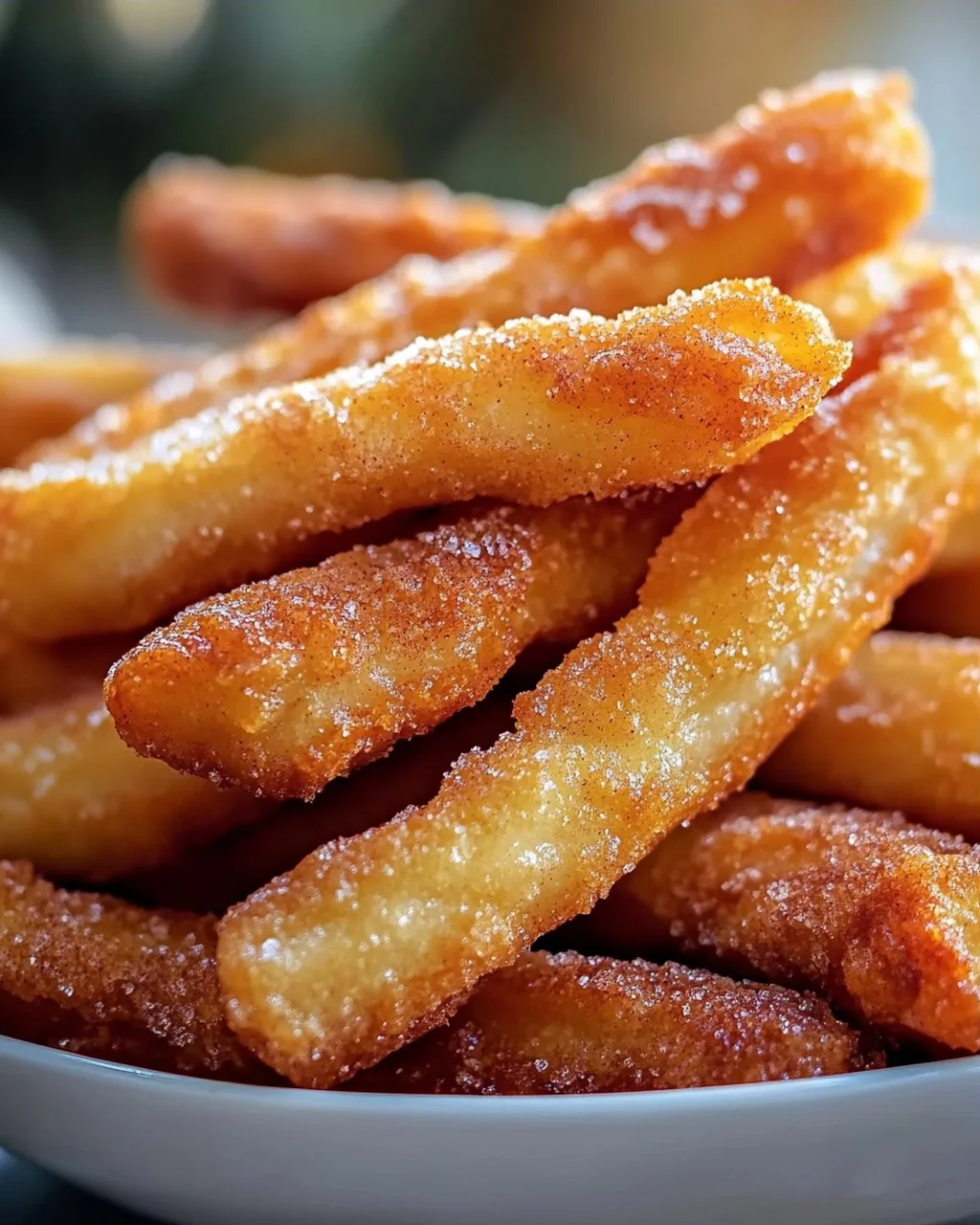 Crispy Air Fryer Apple Sticks Recipe - Healthy Snack Idea