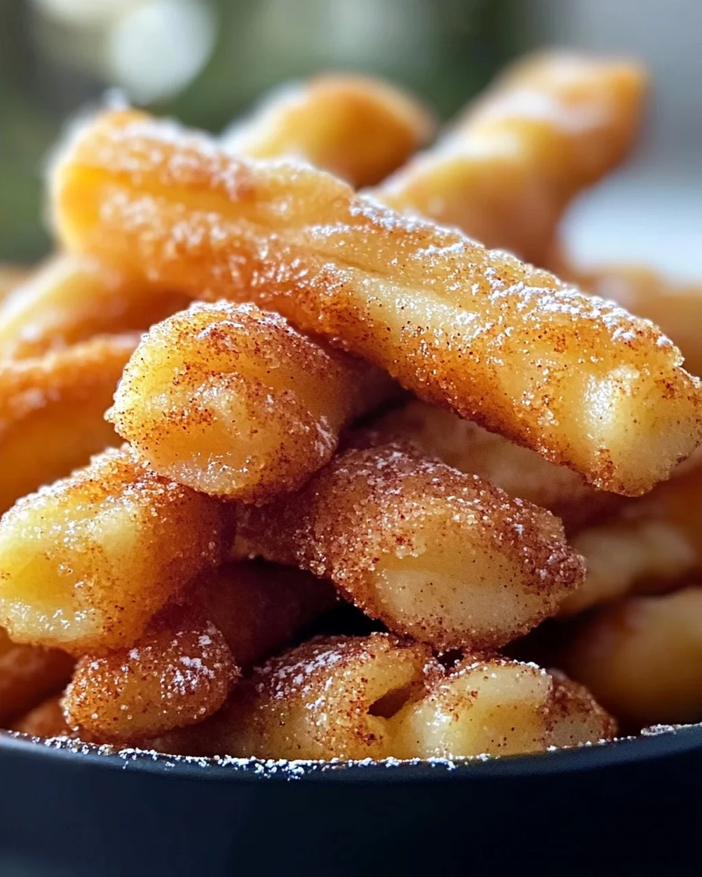 Crispy Air Fryer Apple Sticks Recipe - Healthy Snack Idea
