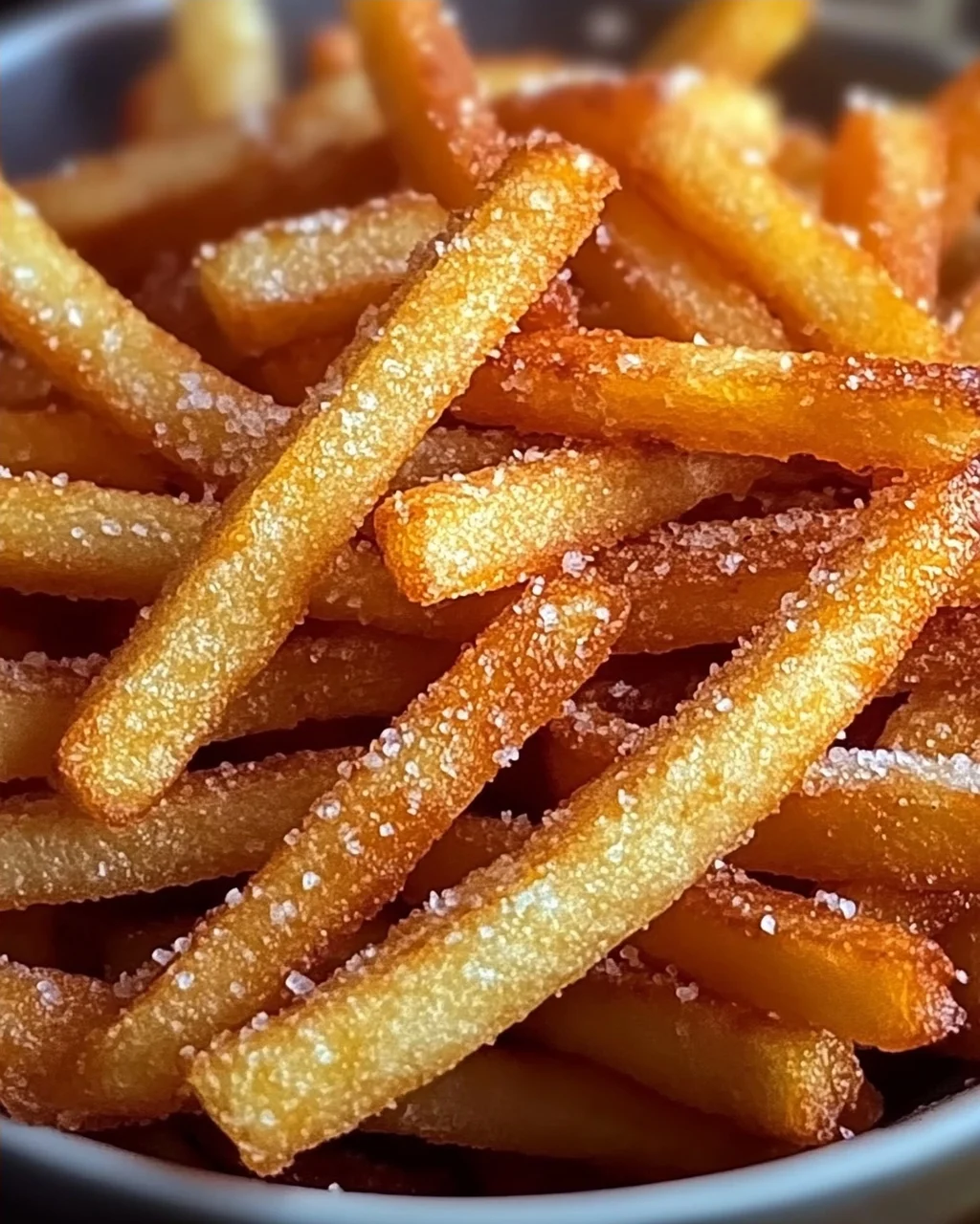 Crispy Apfel Pommes: Heißluftfritteuse Rezept leicht gemacht