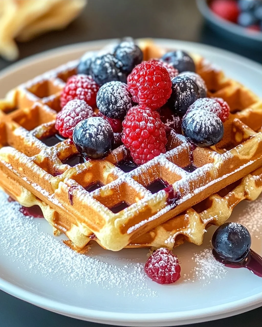 Fluffige Waffeln