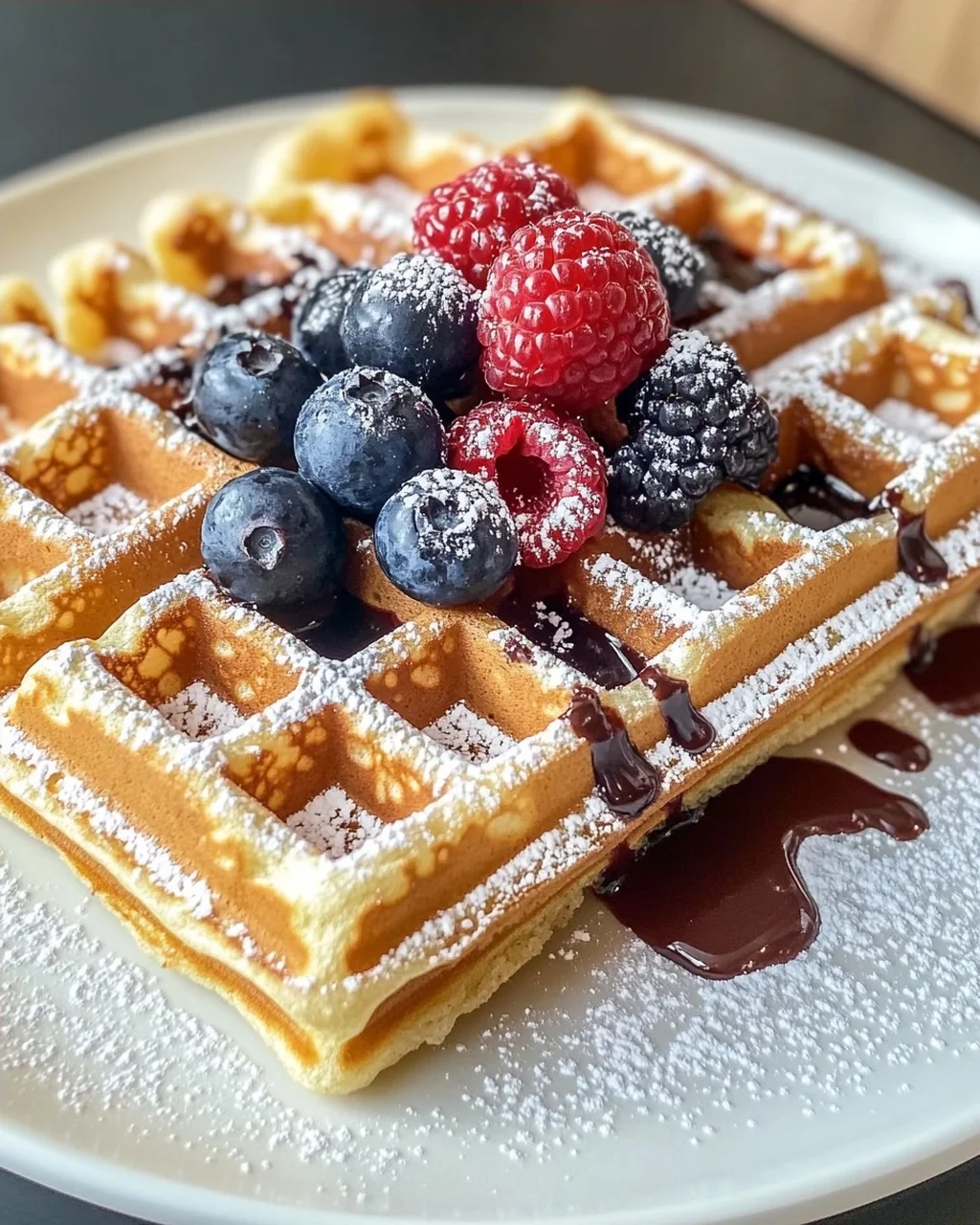 Fluffige Waffeln
