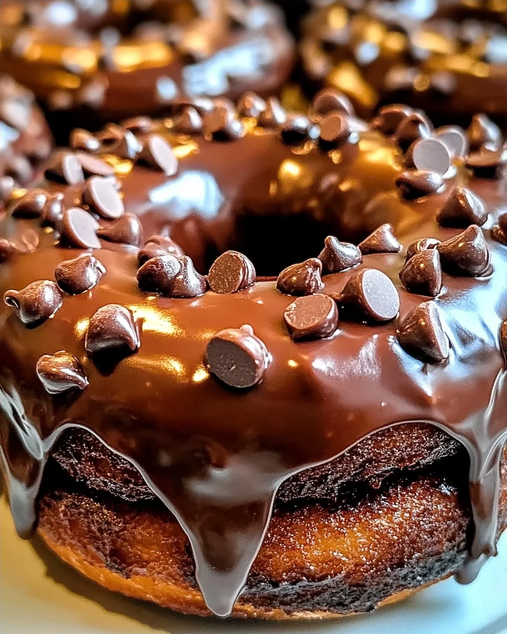 Gesunde Schokoladenprotein-Donuts für jeden Tag