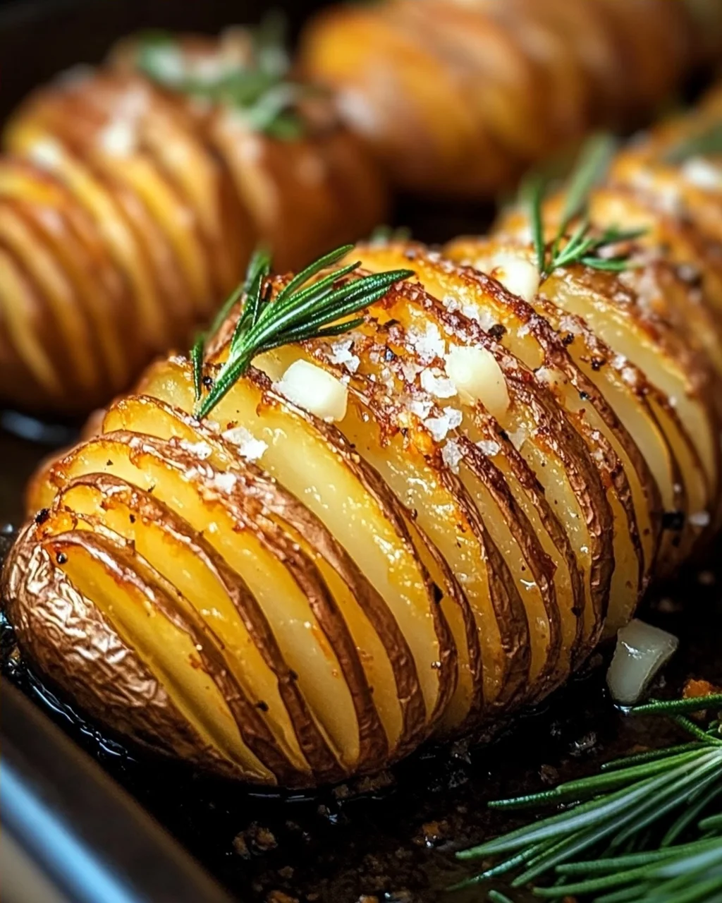 Fächerkartoffeln / Hasselback-Kartoffeln