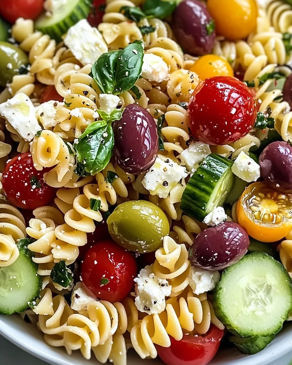 Irresistibler Mediterraner Nudelsalat für den Sommer