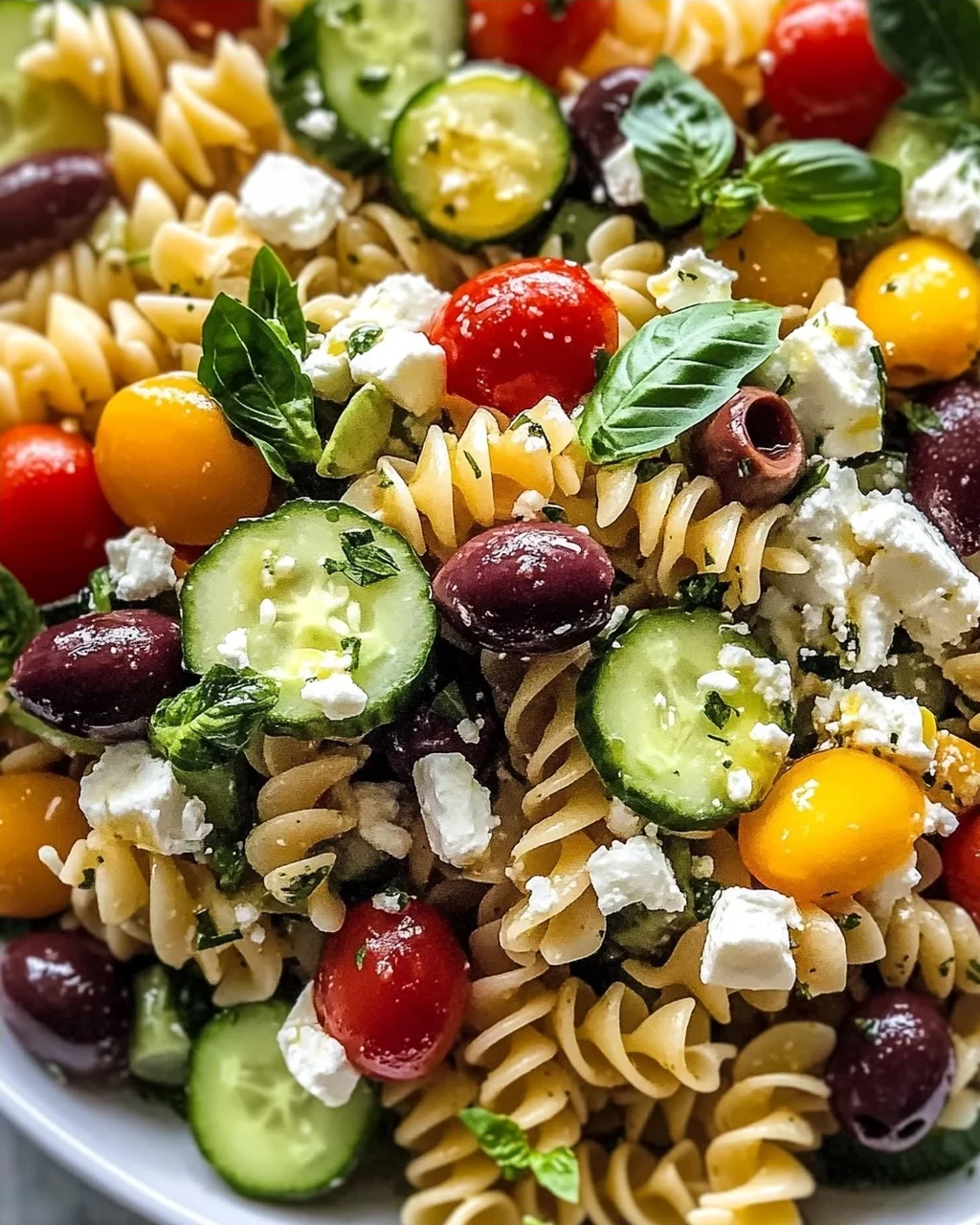Irresistibler Mediterraner Nudelsalat für den Sommer