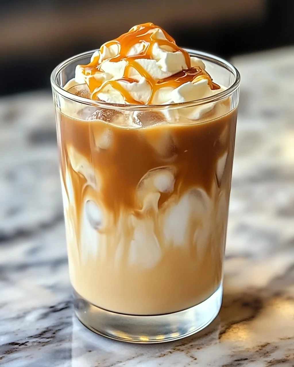 Karamell Mandeldrink Eiskaffee – Schnell und Lecker