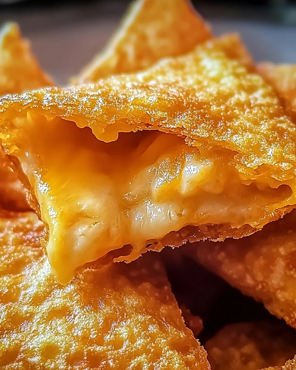 Knirschend frittierte Käse gefüllte Doritos Snacktraum