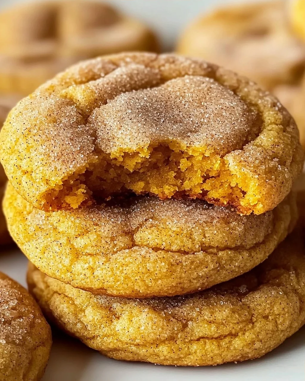 Kürbis Snickerdoodle Cookies