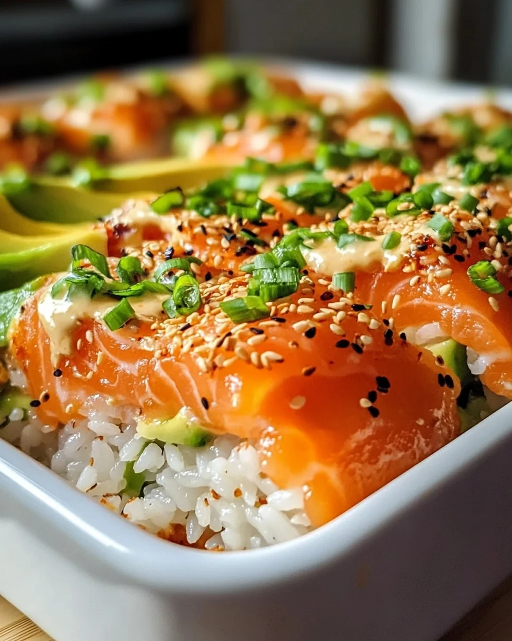 Lachs Sushi Auflauf – Der perfekte Sushi Genuss zuhause