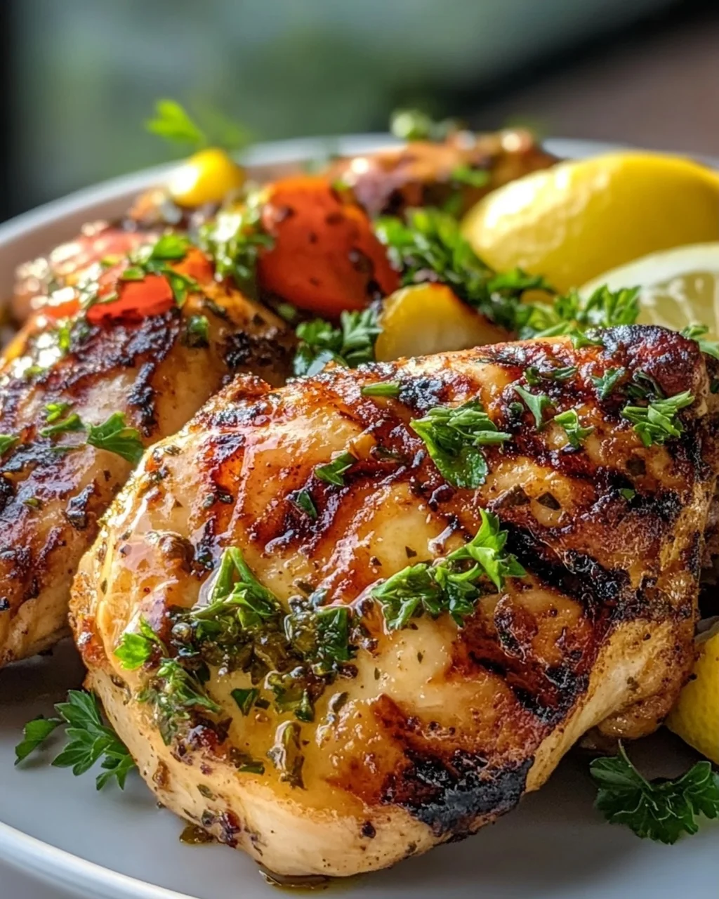 Leckeres Rezept für gegrilltes Kräuterhähnchen vom Grill