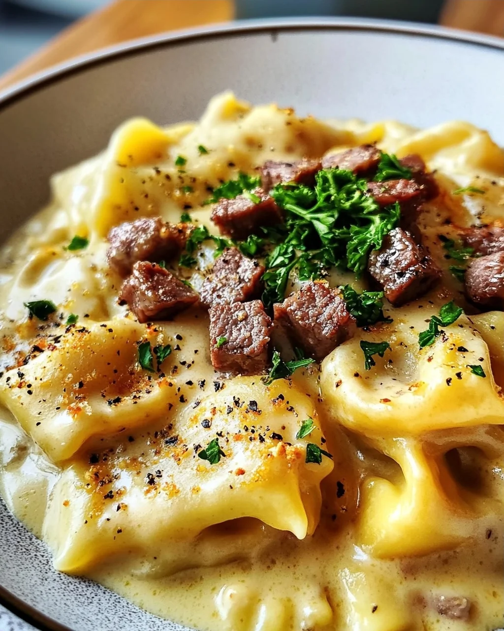 Maultaschen Carbonara