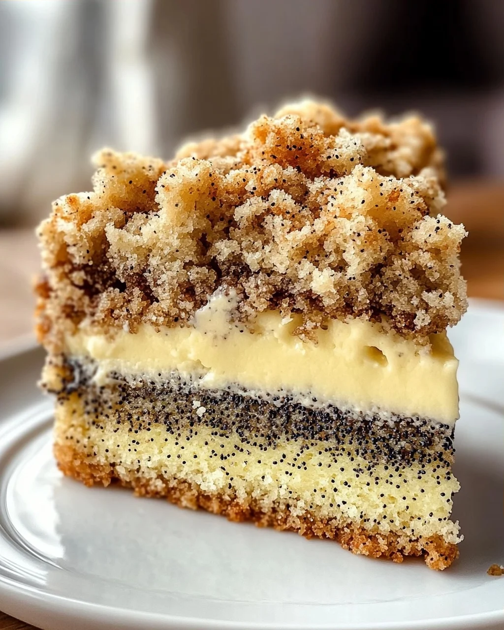 Mohnkuchen mit Streusel