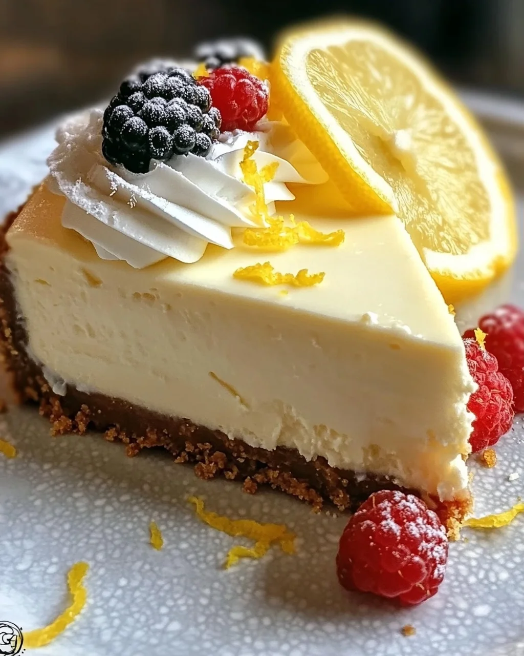 No-Bake Zitronen Käsekuchen