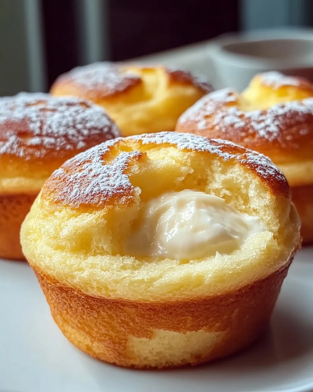 Quarkmuffins mit Vanillepudding: Flauschig-cremiger Genuss!