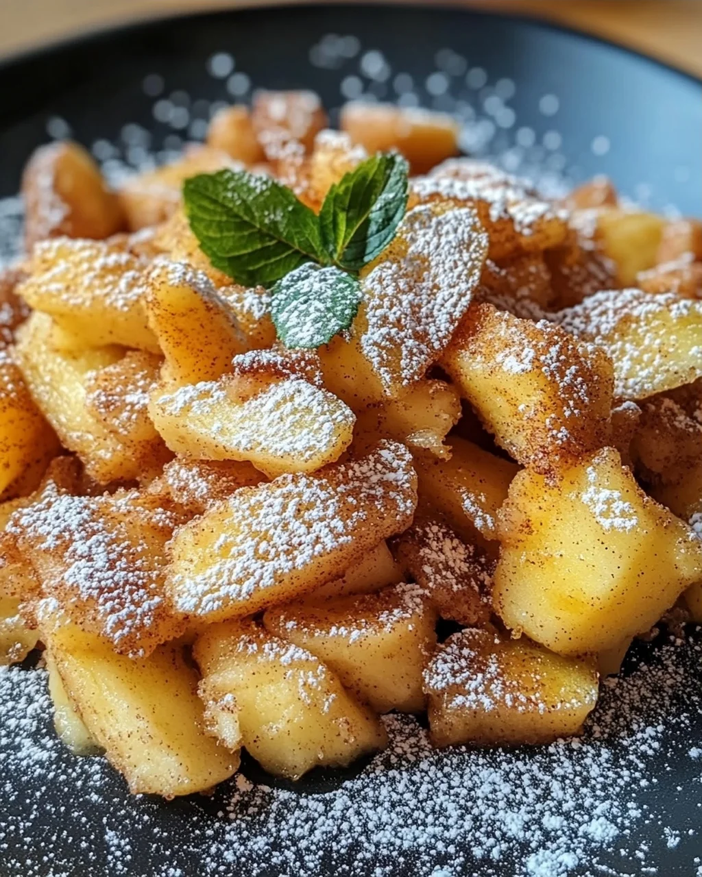 Rezept für Apfel Zimt Kaiserschmarrn