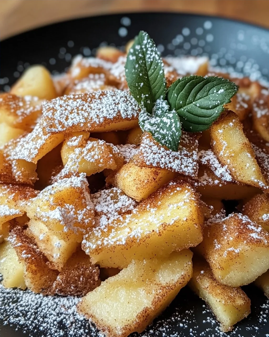 Rezept für Apfel Zimt Kaiserschmarrn