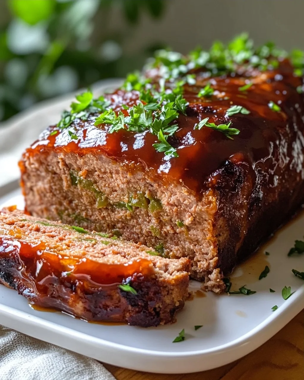 Saftiger Hackbraten aus dem Ofen