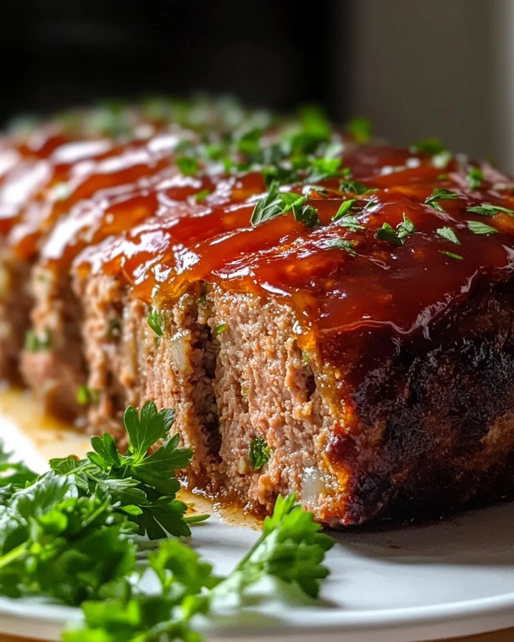 Saftiger Hackbraten aus dem Ofen