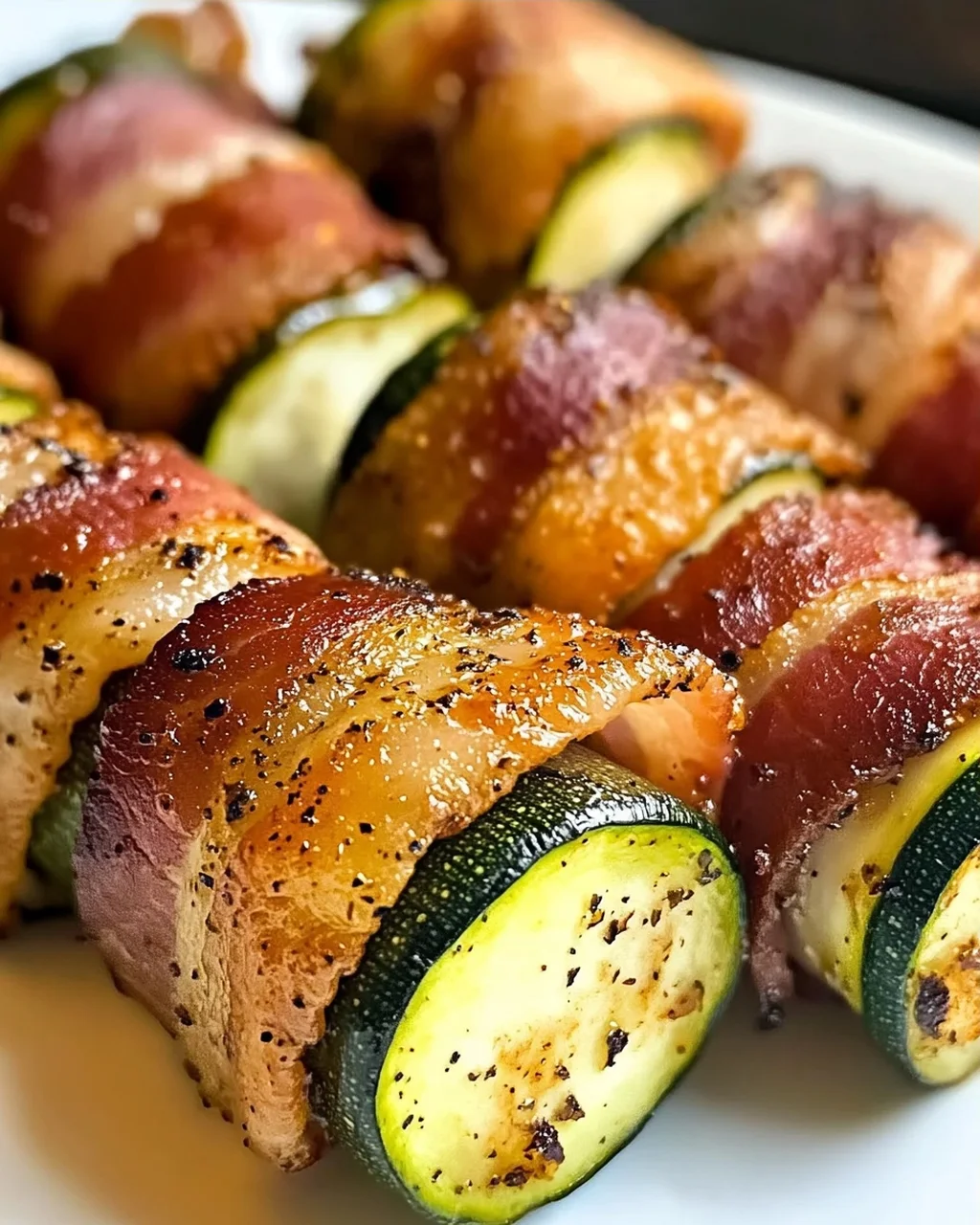 Speck-Umwickelte Zucchini-Bissen für den perfekten Snack