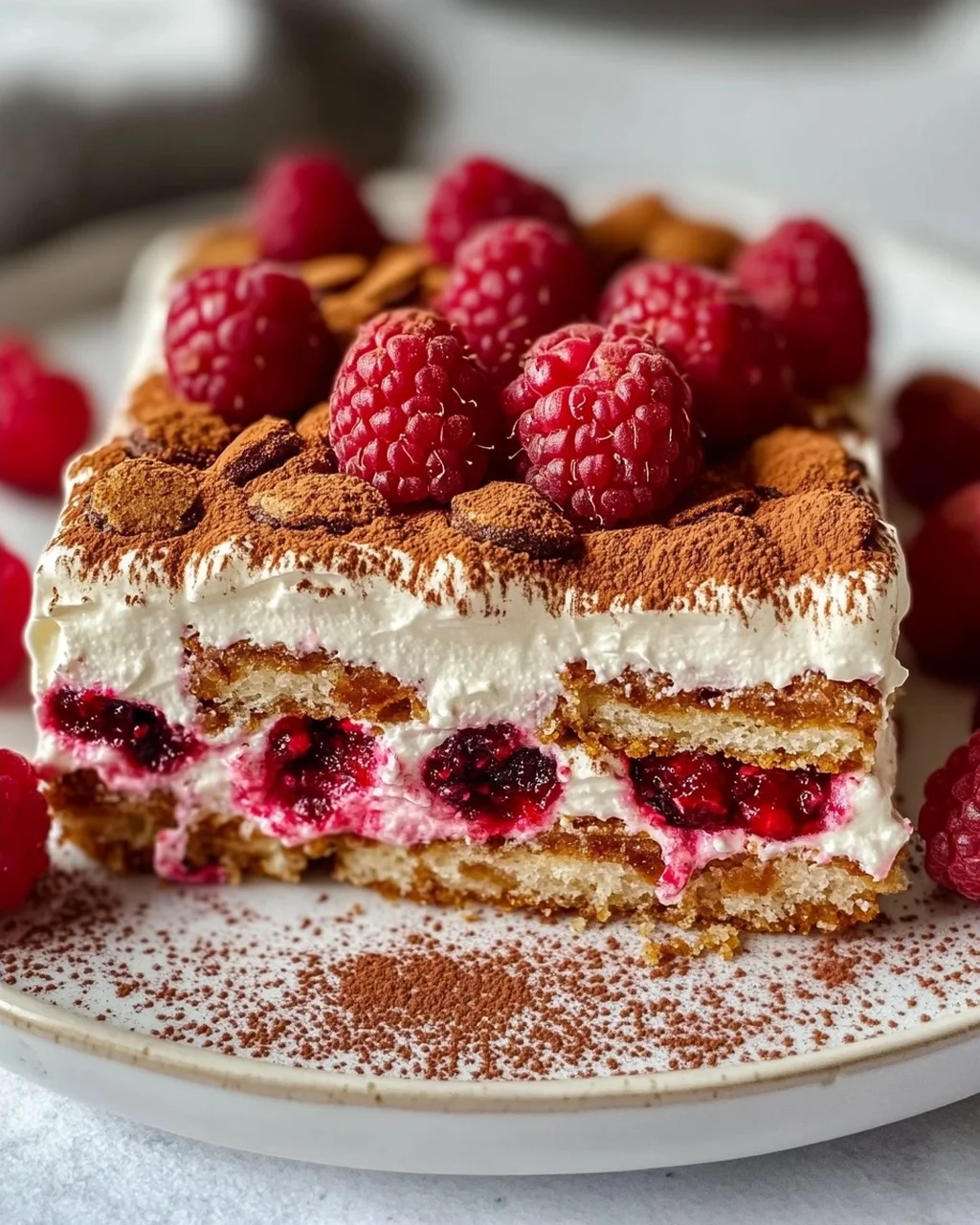 Spekulatius Himbeer Tiramisu (Alkoholfrei)