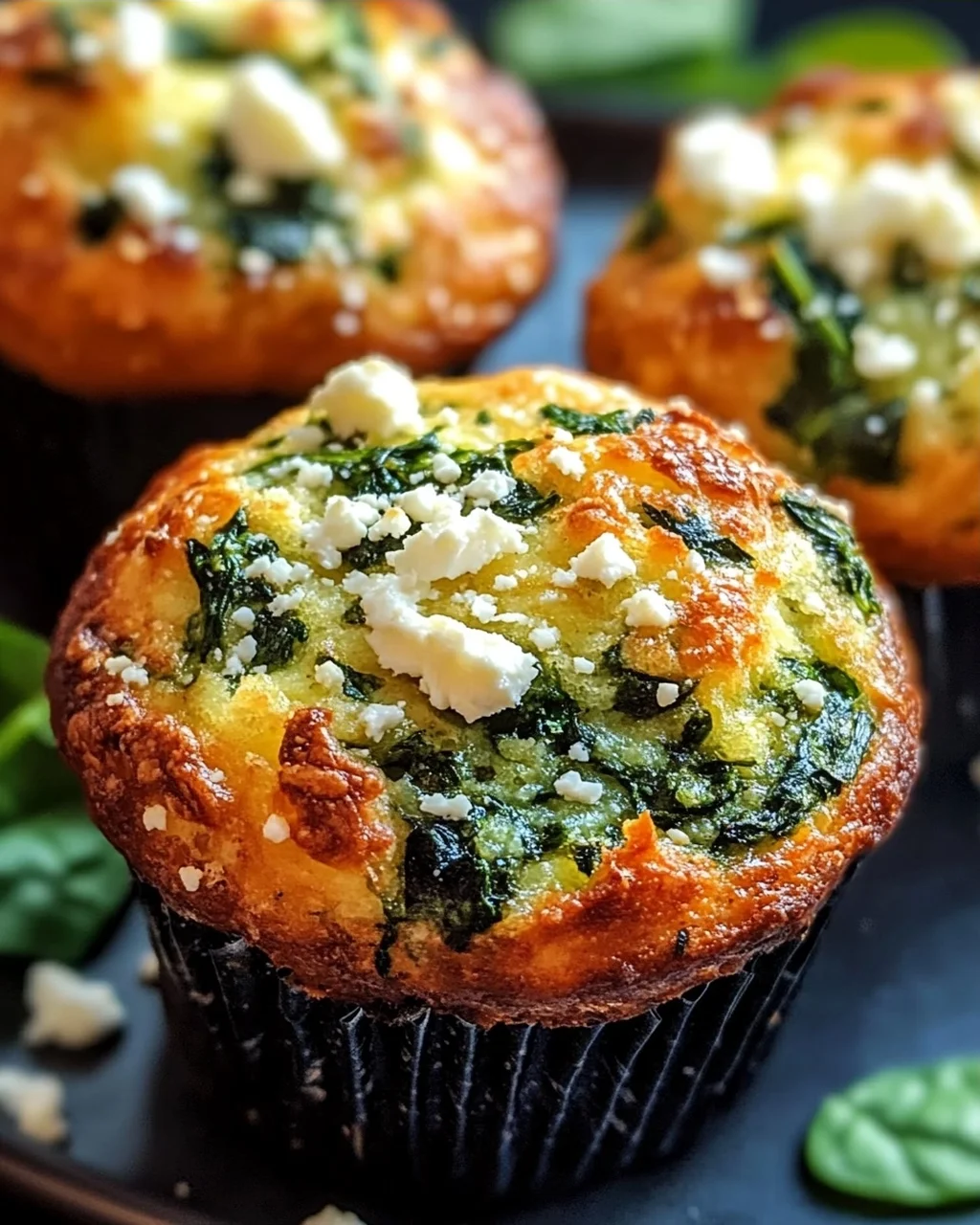 Spinat Feta Muffins