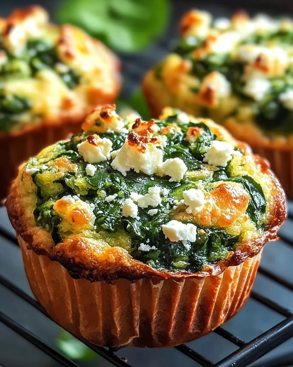 Spinat Feta Muffins