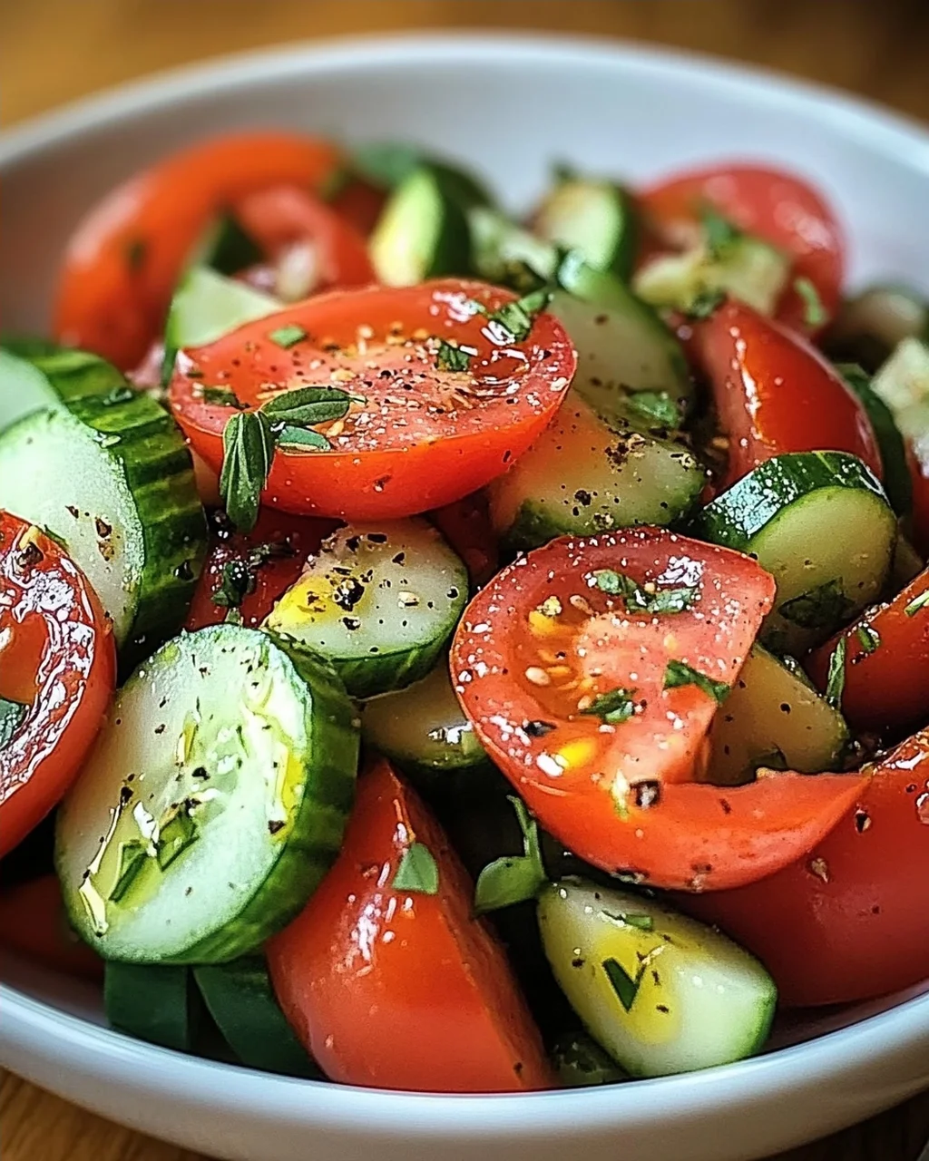 Tomaten-Gurken-Salat