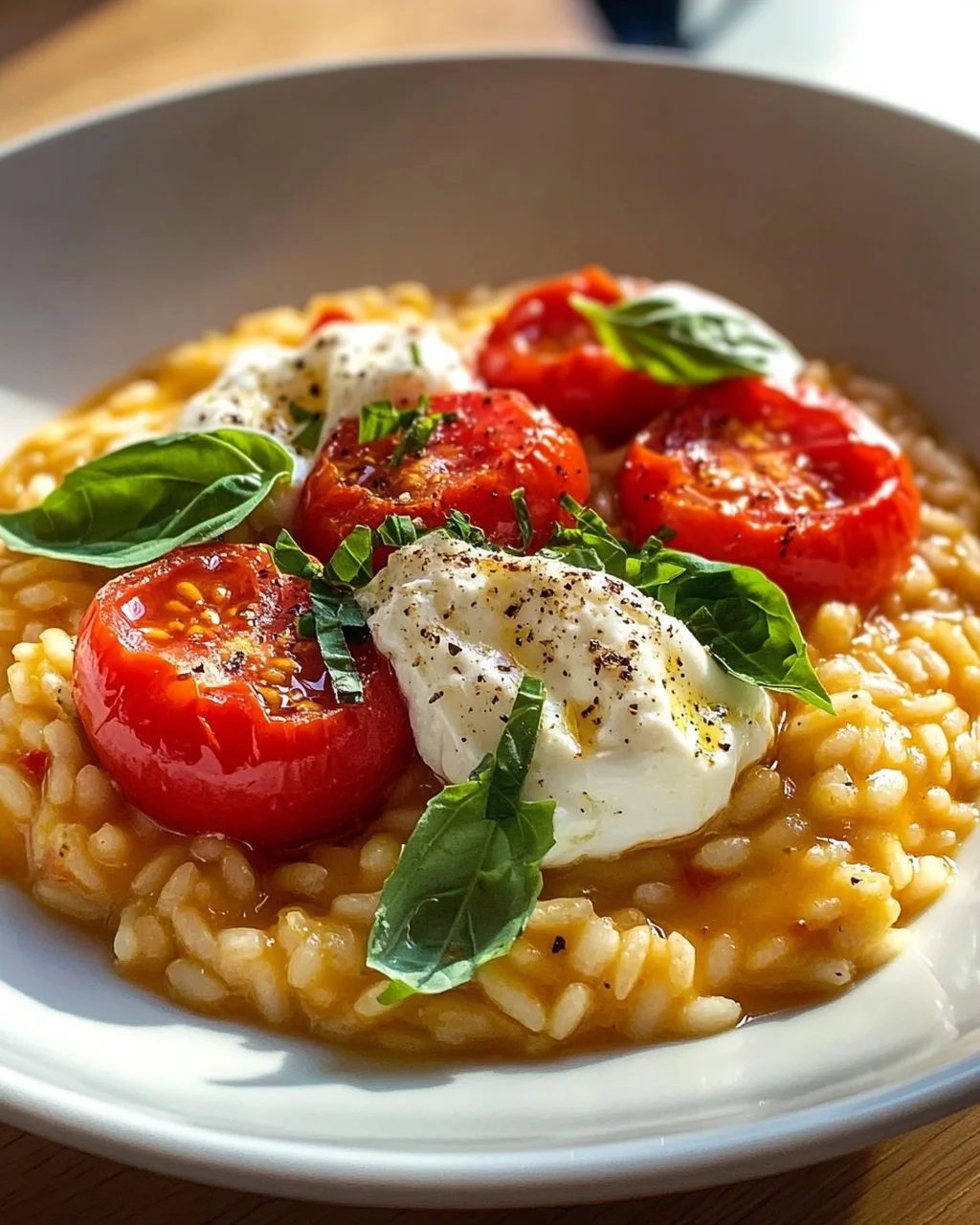 Tomatenrisotto mit Burrata – Cremig & Unwiderstehlich!