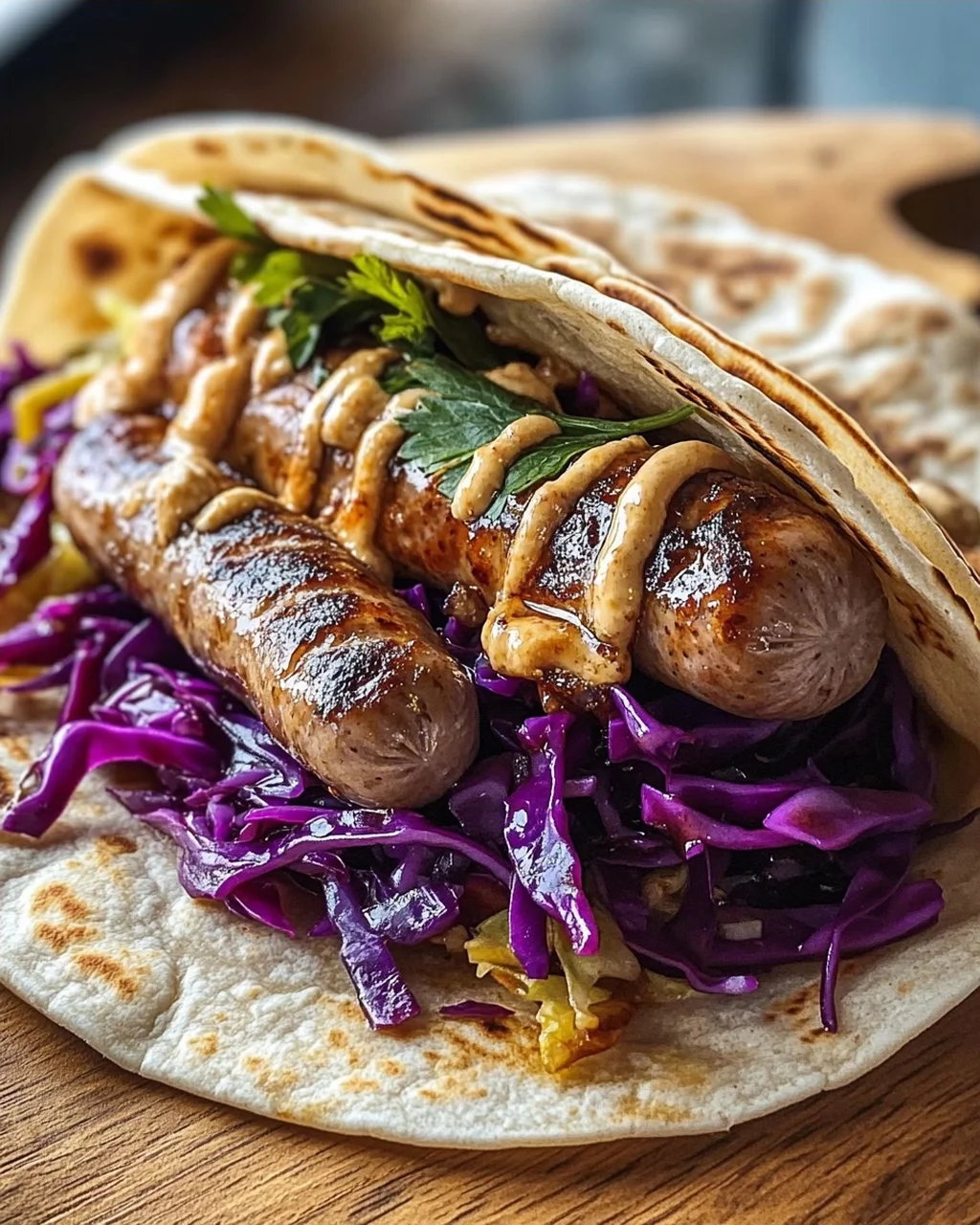 Weihnachtsmarkt Bratwurst Wraps: Dein Wintergenuss!