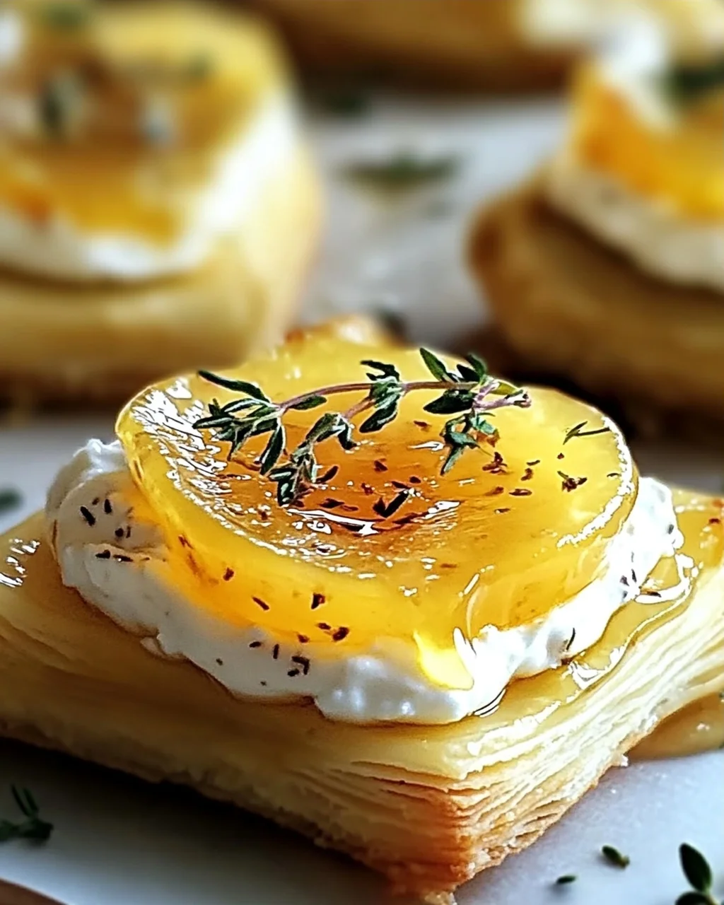 Ziegenkäse und Honig Häppchen für besondere Anlässe