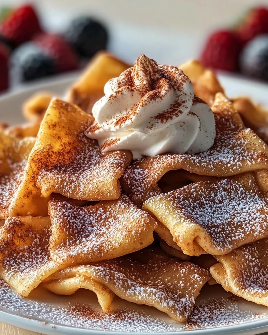 Zimtige Pasta Chips
