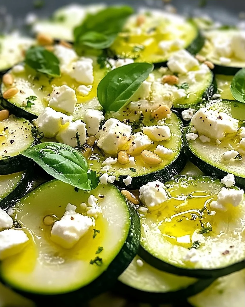 Zucchini-Carpaccio: Frisch & Schnell zubereitet