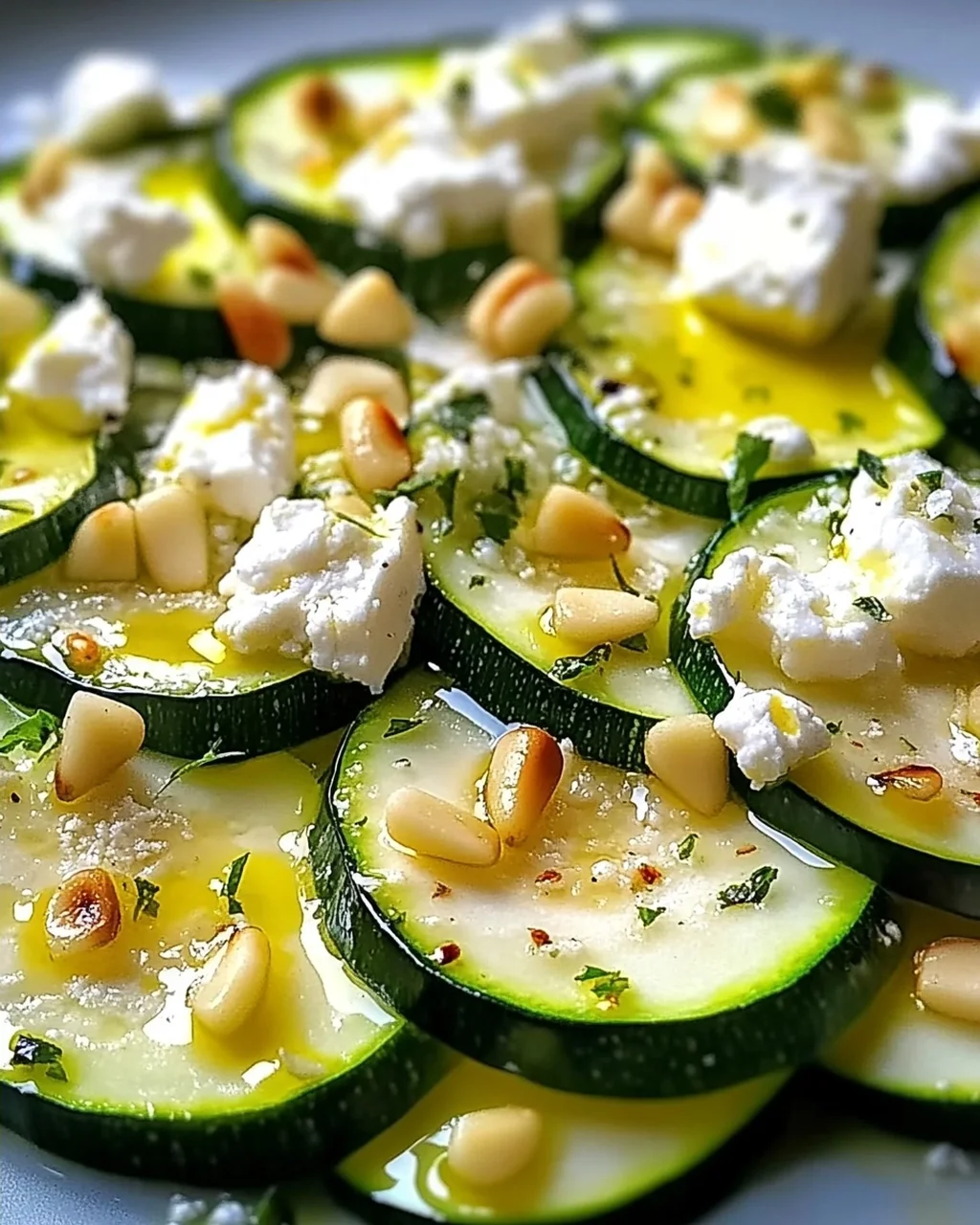 Zucchini-Carpaccio: Frisch & Schnell zubereitet